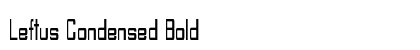 Leftus Condensed Bold Preview