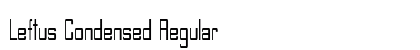 Leftus Condensed Regular Preview