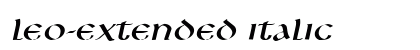 Leo-Extended Italic preview