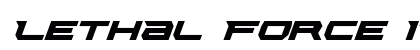 Lethal Force Italic Italic preview