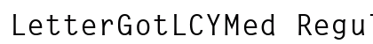 LetterGotLCYMed Regular preview