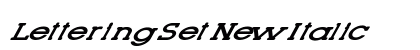 Lettering Set New Italic preview