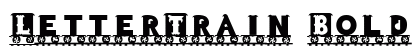 LetterTrain Bold preview
