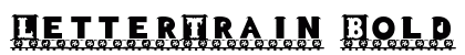 LetterTrain Bold preview