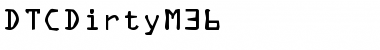Download DTCDirtyM36 Font