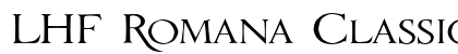 LHF Romana Classico Regular preview