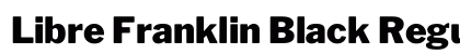 Libre Franklin Black Regular preview