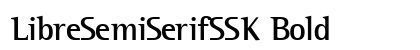 LibreSemiSerifSSK Bold preview