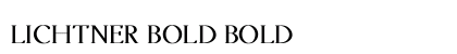 Lichtner bOLD Bold preview