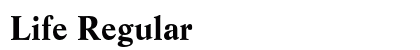 Life Regular Preview