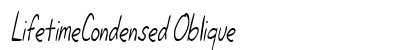 LifetimeCondensed Oblique preview