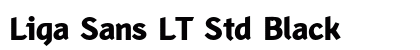 Liga Sans LT Std Black preview