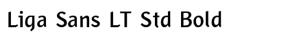 Liga Sans LT Std Bold preview