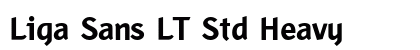 Liga Sans LT Std Heavy preview