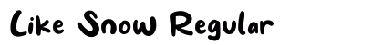 Like Snow Regular preview