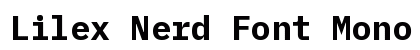 Lilex Nerd Font Mono Bold preview