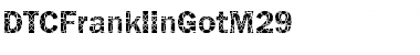 DTCFranklinGotM29 Regular Font