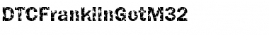 DTCFranklinGotM32 Regular Font