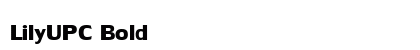 LilyUPC Bold preview