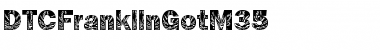 DTCFranklinGotM35 Regular Font