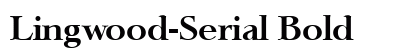 Lingwood-Serial Bold preview