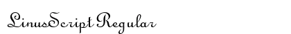 LinusScript Regular preview