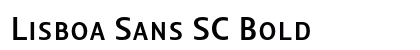 Lisboa Sans SC Bold preview