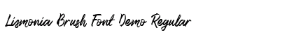 Lismonia Brush Font Demo Regular preview