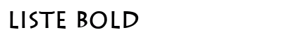 Liste Bold preview