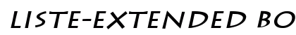 Liste-Extended Bold Italic Preview