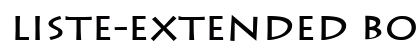 Liste-Extended Bold preview