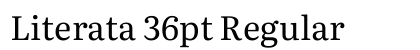 Literata 36pt Regular Preview