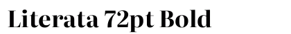 Literata 72pt Bold preview