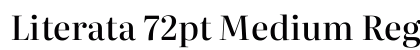 Literata 72pt Medium Regular Preview