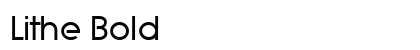 Lithe Bold preview