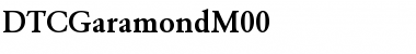 DTCGaramondM00 Regular Font