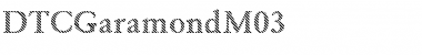 Download DTCGaramondM03 Font