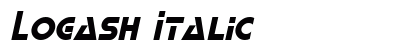 Logash Italic Preview