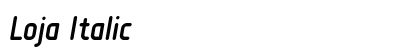 Loja Italic Preview