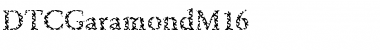 DTCGaramondM16 Regular Font