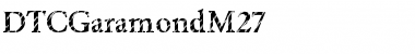 Download DTCGaramondM27 Font