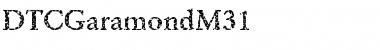 DTCGaramondM31 Regular Font