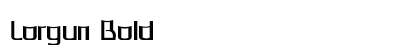 Lorgun Bold preview