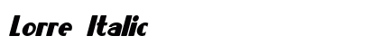 Lorre Italic Preview