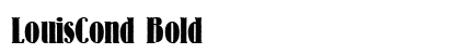 LouisCond Bold preview