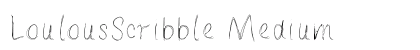 LoulousScribble Medium preview