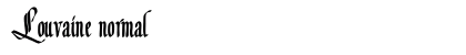 Louvaine normal preview