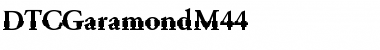 DTCGaramondM44 Regular Font