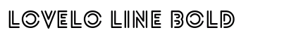 Lovelo Line Bold Preview