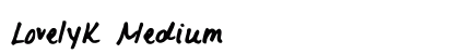 LovelyK Medium preview